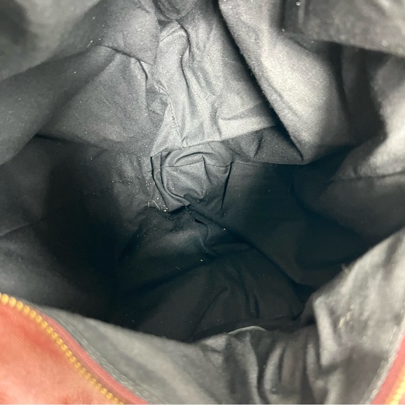 FOLEY + CORINNA Brownish Leather Gold Hardware Unique Large Shoulder Bag Satchel - Picture 8 of 16